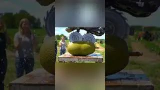 Colossal Jackfruit Cutting with Excavator | Ultra-Realistic Cinematic Farm Video | Satisfying ASMR