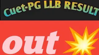 CUET-PG RESULT #bhu //#LLB/#bhullb