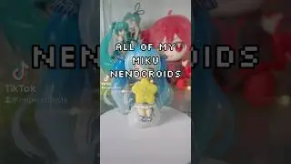Miku nendoroid collection🎉 #nendoroid #animefigure #miku #hatsunemiku #vocaloid #figure #anime