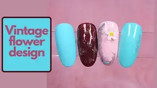 Vintage Flower nail art | My own stash