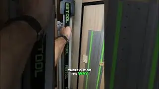 Trailer Storage Hacks: Miter Saw Stand & Festool Tracks! #shorts