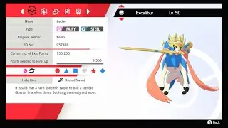⚔️🛡️ Zacian Crowned Sword Moveset