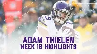 Adam Thielen's Amazing 202-Yard & 2 TD Game! | Vikings vs. Packers | NFL Week 16 Player Highlights