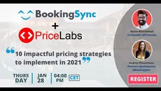 BookingSync + PriceLabs Webinar: 10 impactful pricing strategies to implement in 2021