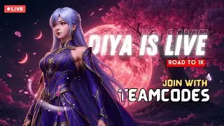 Watch this girl dominate💅🏻Classic and Teamcodes💖🎮 #bgmilive #diyaislive