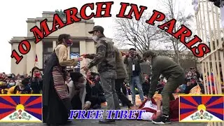 10 MARCH 2021 TIBETAN UPRISING DAY IN PARIS / REAL STORY OF PAWO TENZIN NYIMA /SFT FRANCE