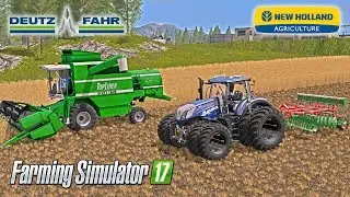 Testing New Combine, Tractor and Disc Harrow - Farming Simulator 2017 Mods
