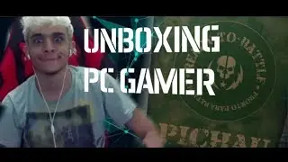 UNBOXING DO MEU PC GAMER (AO VIVO) !!!