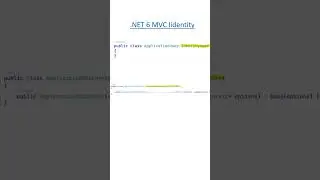 .NET6 MVC Identity Identity