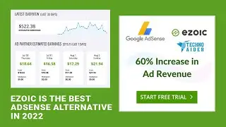 Ezoic Earnings Proof | Ezoic Best AdSense Alternative In 2022