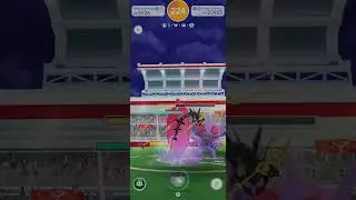 3 players, 1 Mega Sableye. Easy clap 😎 #PokemonBattle #MegaRaid #pokemongo #pokemon #shorts