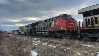 CN #Z121 Montmagny Mile 78.56: CN 3946-3016-2774-3366