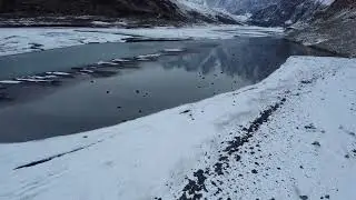 Beautiful Hunza during winter #hunza #winter #snowfall