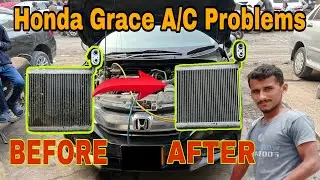 Honda Grace Ac Evaporator Replacement|Honda Grace A/C Problems|Honda Grace 2015 AC Not Working