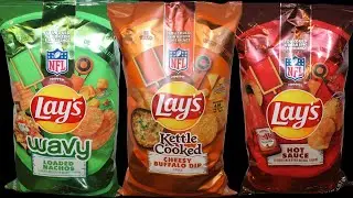 Lay&rsquo;s Potato Chips: Loaded Nachos, Cheesy Buffalo Dip & Hot Sauce Review