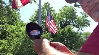 Solar Flagtop Pole Light from LumeGen Video Review by Kerry