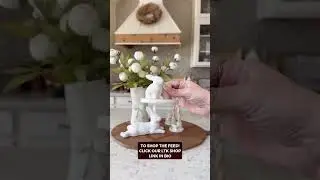 Modern & Cozy Simple Neutral Easter Centerpiece Inspiration!