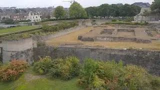 caen castle palace foundations