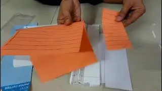 Paper cutter cum ruler review|Paper trimmer|Portable paper cutter #papercraft #productreview #viral 