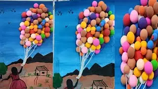 Cardboard craft ideas|Beautiful and easy Wall hanging|Clay art and craft#diy #craft #youtubevideo 