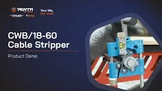 ⚙️ CWB/18-60 Cable Stripper Demo | Precision MV Cable Preparation Tool