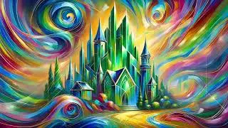 The Emerald Castle | TV ART Background | Wizard of Oz Inspired - Abstract Whimsy | 4K