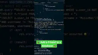 🚀 Add a Friend to a database. Allow a user to follow other users 🚀