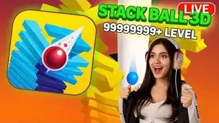 Stack Ball Live 🎮🔴 New Level Unlock #live #shortslive #stackball