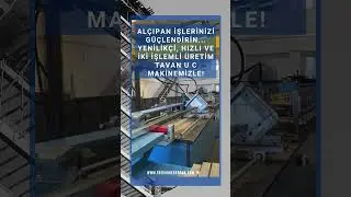 TAVAN U AL&Ccedil;IPAN PROFİLİ &Uuml;RETİM MAKİNASI - THEDAGGERGROUP  #youtube @murathancer3047