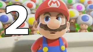 Mario + Rabbids Kingdom Battle Walkthrough Part 2 - No Commentary Playthrough (NS)
