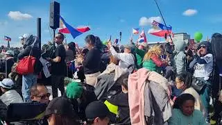Duterte Supporters in the Hague Netherlands