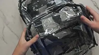 Amazon Basics Transparent Clear School Backpack #amazonfinds #founditonamazon