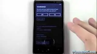 Как восстановить заводские настройки на Windows Phone
