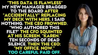 My Manager Stole My Data Deck &ndash; I Exposed Her With a Watermark