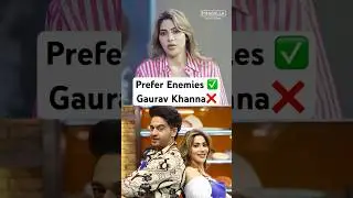 Nikki Tamboli 💥 &ldquo;Won&rsquo;t Make Friends Like Gaurav Khanna!&rdquo; 🔥#shorts #gauravkhanna #bestie #biggboss