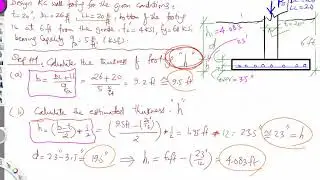 Week 08 Reinforced Concrete Wall Footing design Example
