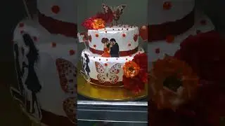 symbol of love...anniversary cake#sweet# memories # couple goals