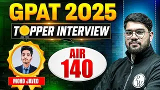 GPAT 2025 Success Story | Mohd Javed (AIR 140) से जानिए Preparation Tips