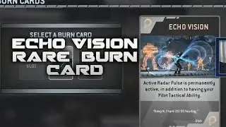 Titanfall Echo Vision Rare Burn Card 