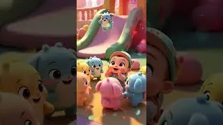 Pixar-Style Cute Baby Playtime Animation | Adorable Baby Playing Toys | Kids Friendly Video