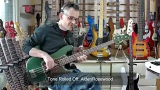 High End Japanese PRECISION BASS: Moon PB4C Special Comparison: BASS GUITAR DEMO/REVIEW