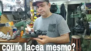 Veja como lacear calçados em couro. Quais matérias podem ser laceados.