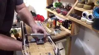 Setting up some Railz pro quad skis