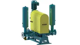 Space Saving Double Disc Pump