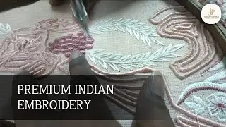 Beautiful Floral Embroidery on Women Shirt | Hand Work | Viral Embroidery Video #indyaposhakh 