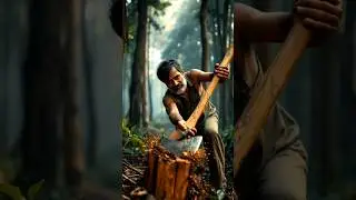 The Magical Chest of a Poor Woodcutter🌳 | Moral Story Short #shorts #shortvideo #shortfilm #aistory