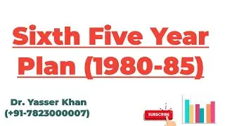 Sixth Five Year Plan (1980-85)
