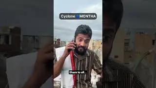 Talk with Cyclone Montha Live #trending #comedy #funny #shorts #ytshorts #youtubeshorts #cyclone #yt