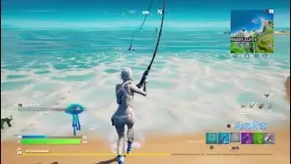 D&eacute;fi Fortnite attraper du poisson (50) , atterrir a Craggy Cliffs