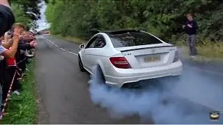 How to leave a car show in style